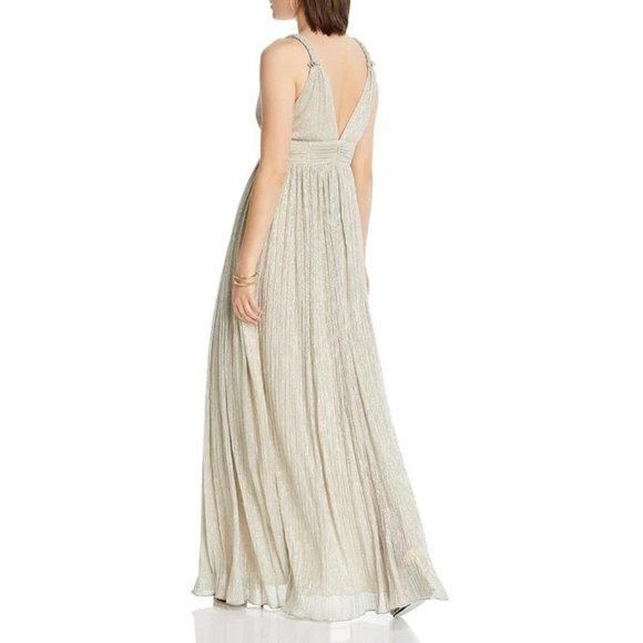 LINI Katherine Metallic Textured Evening Formal Maxi Dress NWT - Picture 6 of 7